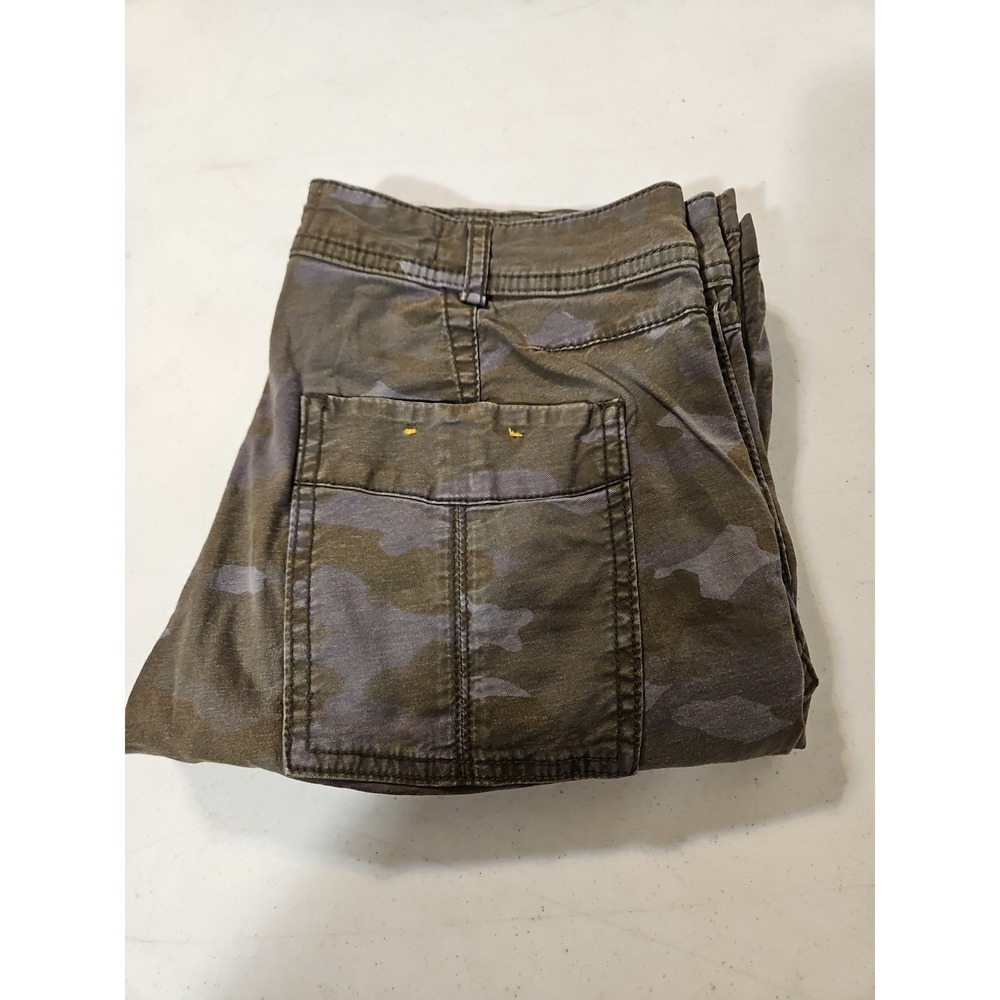 Anthropologie The Wanderer Green Camo Pants Size 27 Green/purple (1607‎